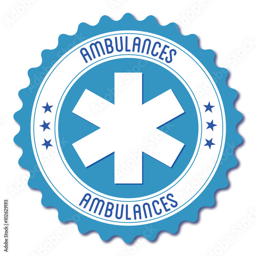 Logo ambulances.