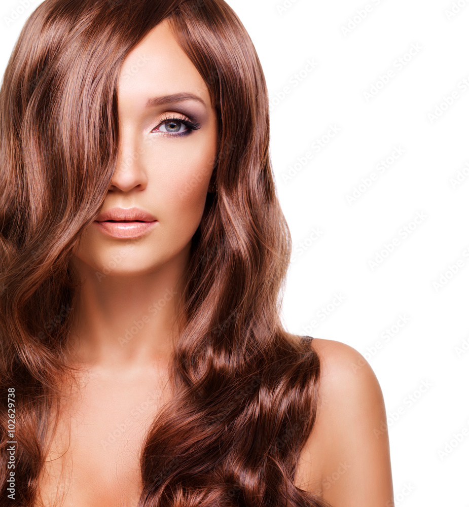 Portrait of beautiful sexy woman with long red hairs Portrait of beautiful sexy woman with long red hairs