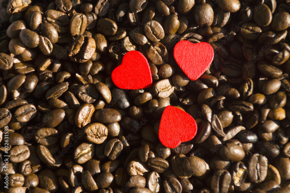 Obraz premium Kaffee mit Herz 