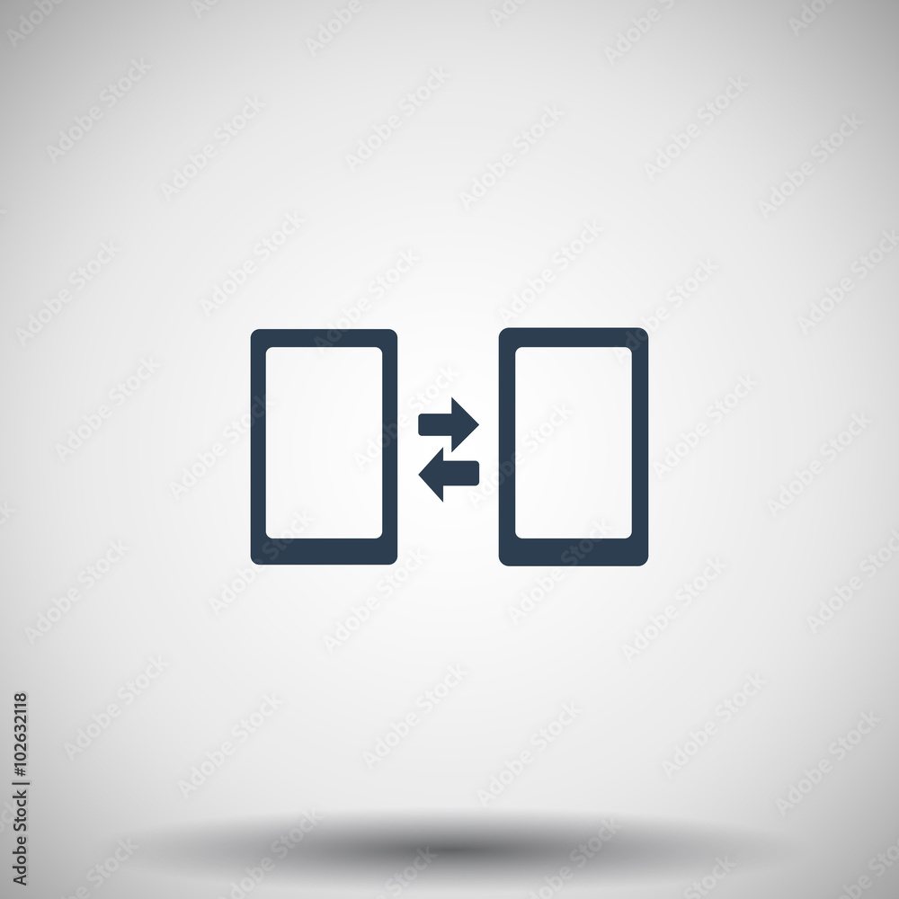 Flat black Pairing icon Flat black Pairing icon