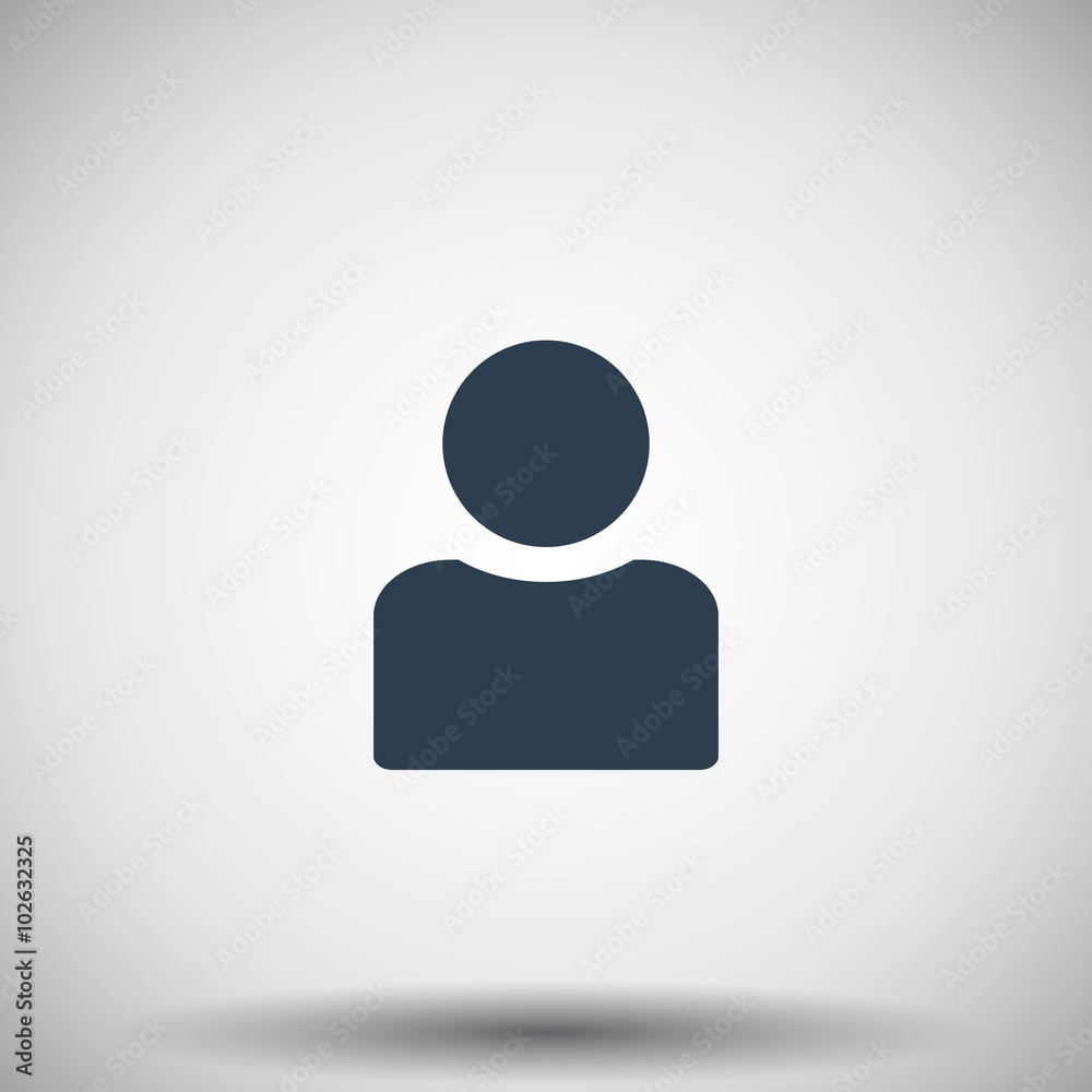 Flat black Profile icon Flat black Profile icon