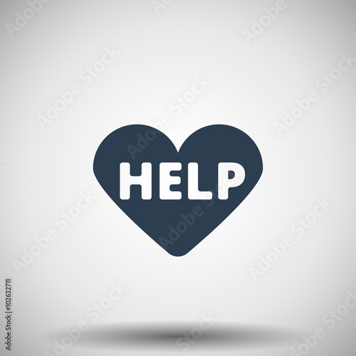 Flat black Defibrillator  icon