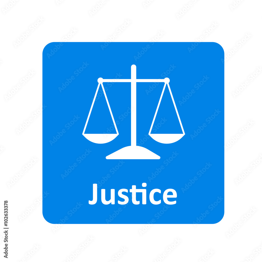 Justice icon for web and mobile