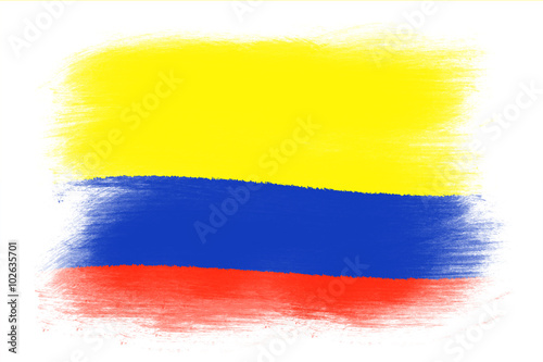The Colombian flag