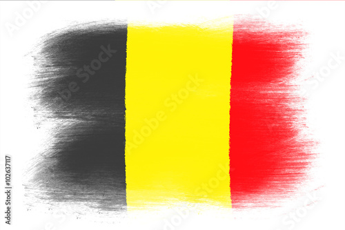 The Belgian flag