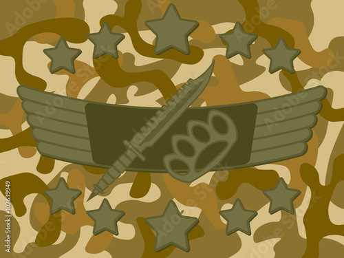 Military Logo Melee Combat