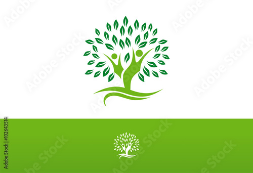 Tree Logo Vector Illustration