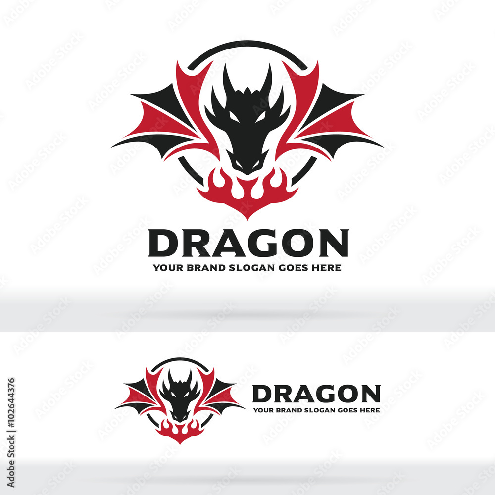 Dragon Logo, Dragon Sign, Dragon Identity