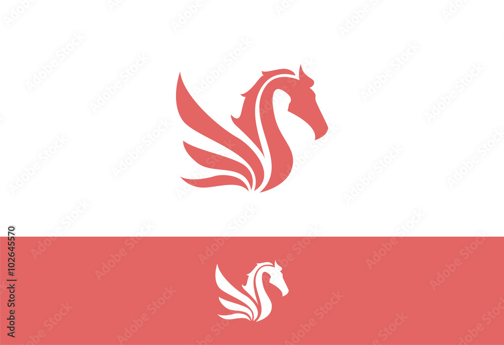 Pegasus Logo Vector