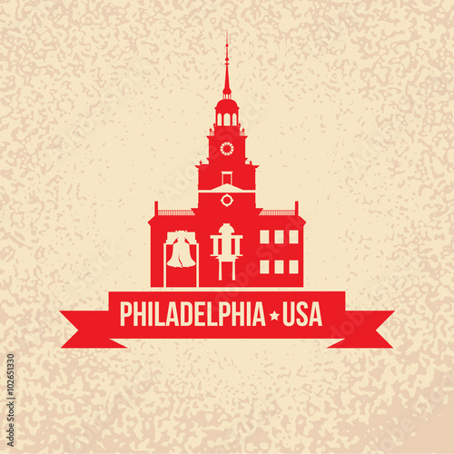 Philadelphia. Symbol city