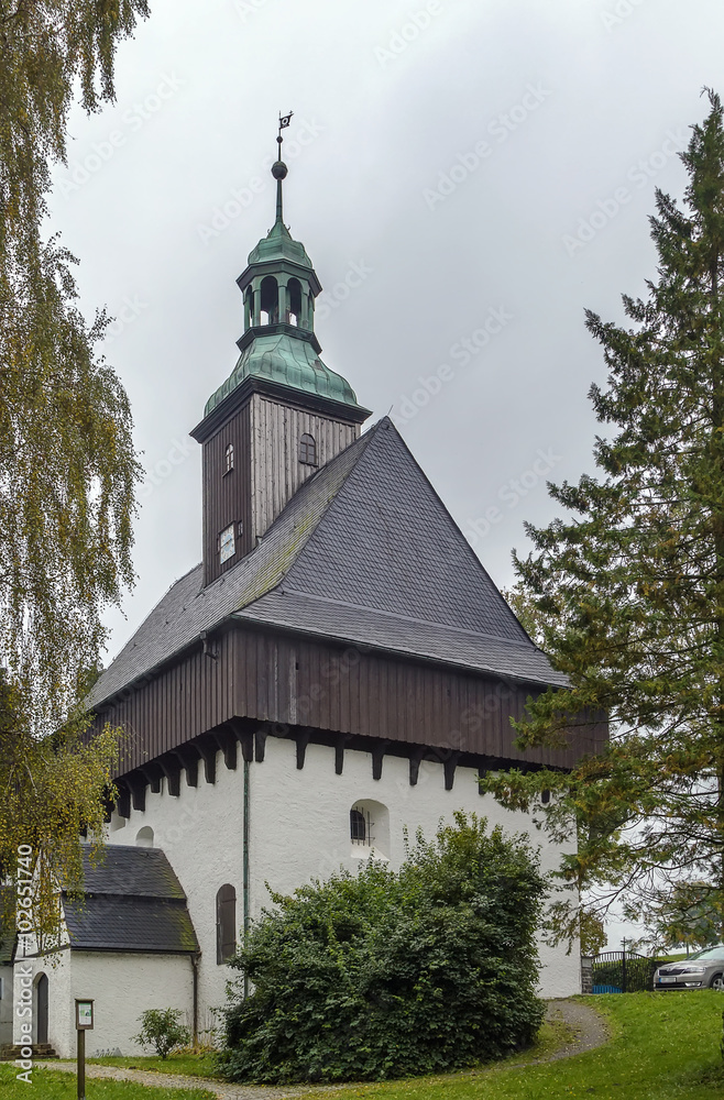 battlement church,Marienberg, Germany