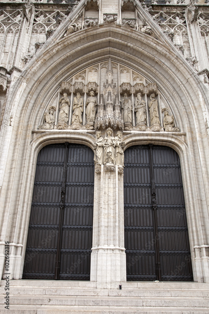 Brussels Cathedral Church, Belgium