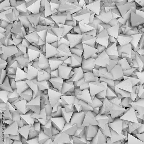 Fototapeta Naklejka Na Ścianę i Meble -  An abstract texture made of gray pyramids