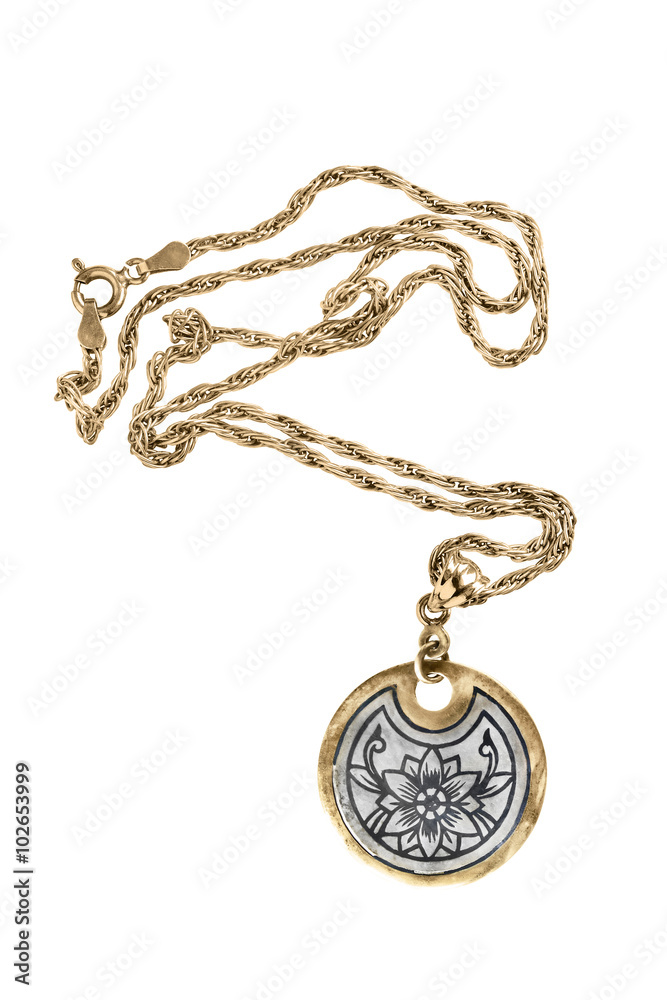 Medallion on white Medallion on white