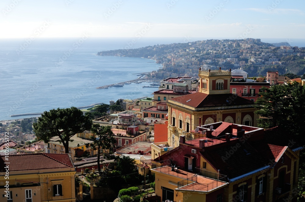 Panorama della città di Napoli