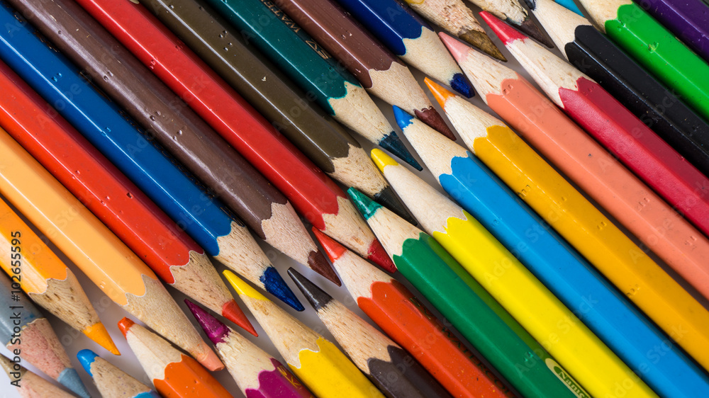 Color of pencils. Color of pencils.
