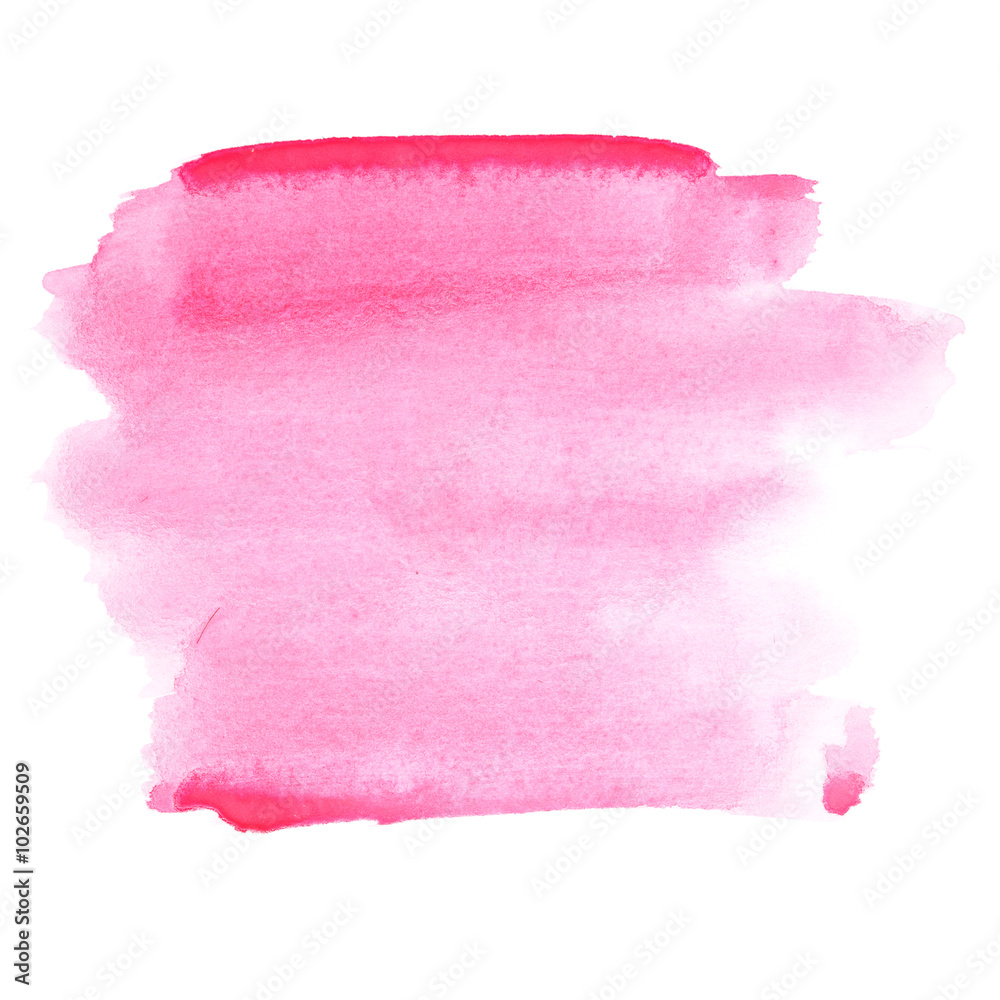 Pink watercolor strokes