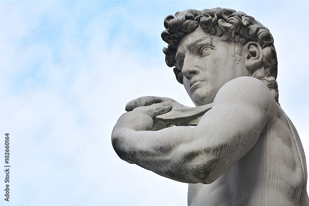 Φωτογραφία The most famous statue of Florence, David of Michelangelo, Italy.