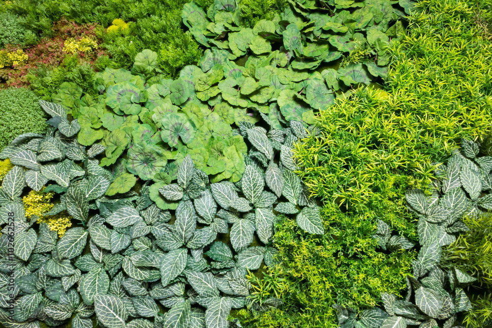 Artificial Vertical Gardens with Fake Plants on Walls Artificial Vertical Gardens with Fake Plants on Walls