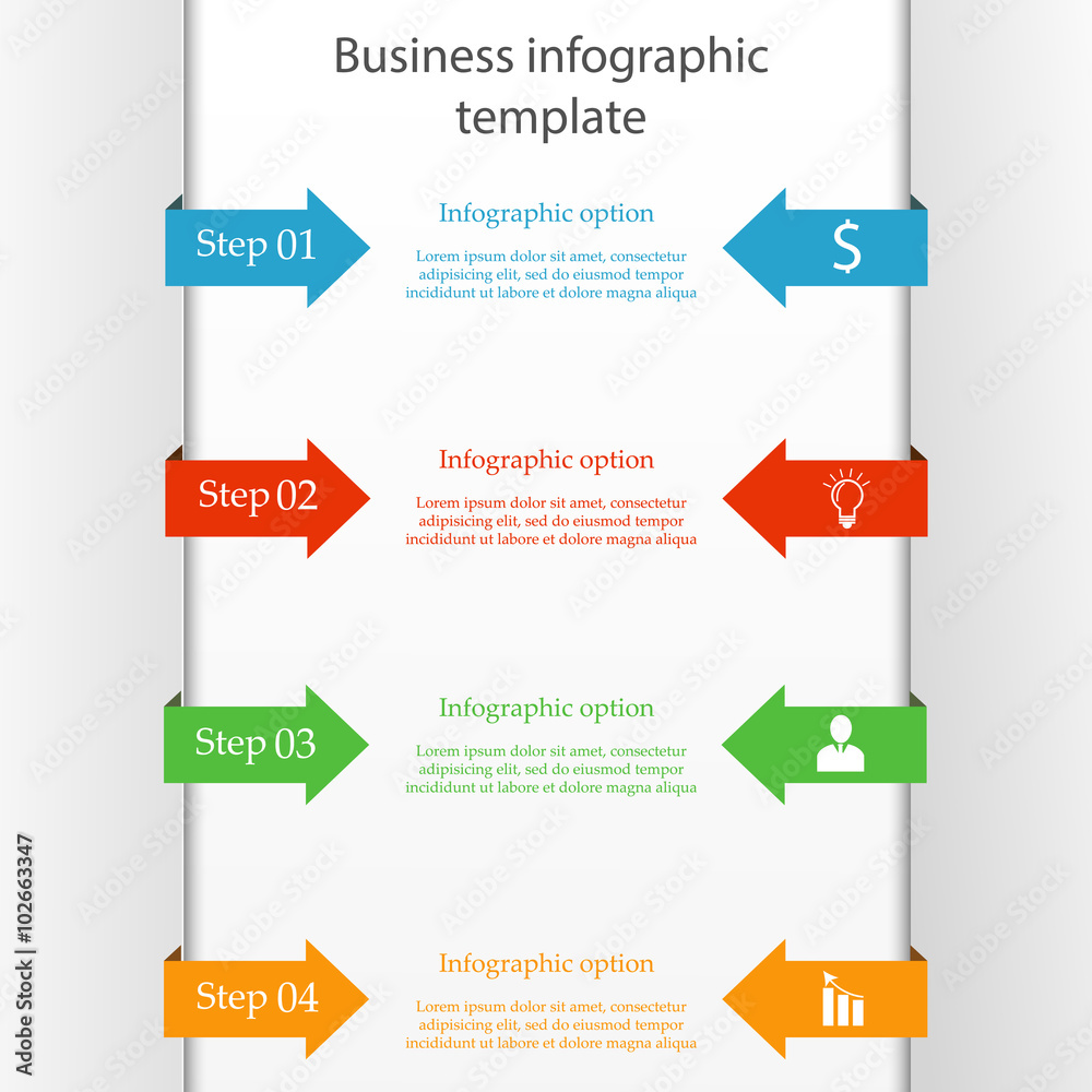 Business infographic template Business infographic template