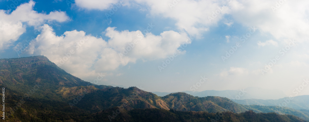 panorama landscape of mountain