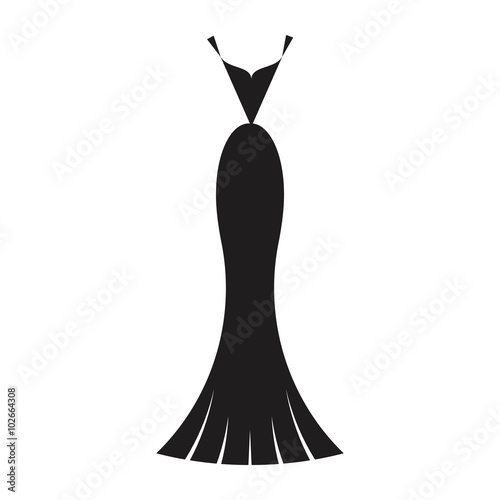 ball gown black