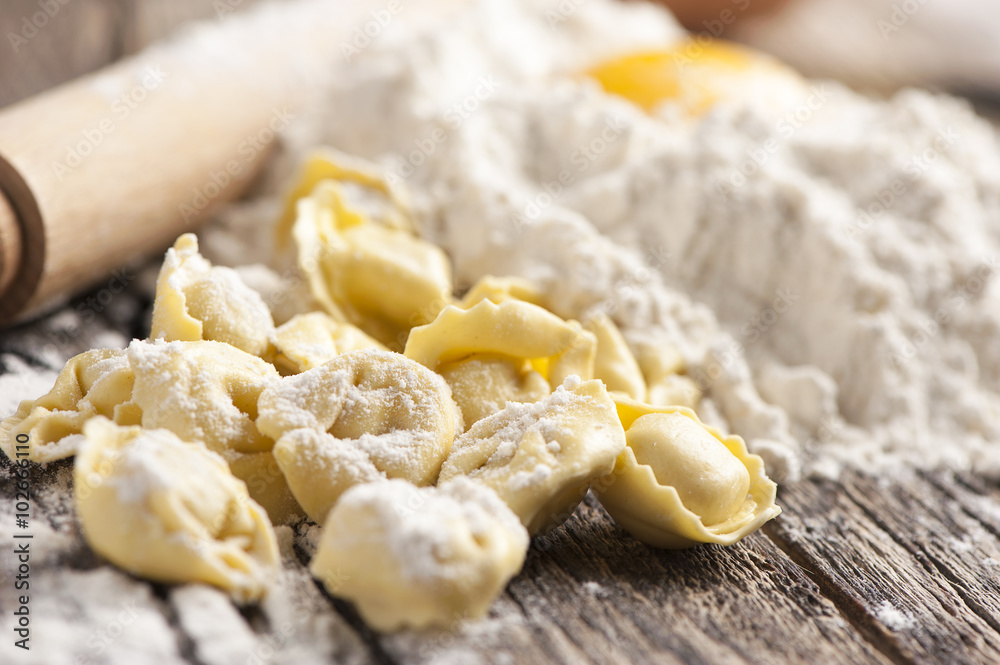 Raw tortellini Raw tortellini