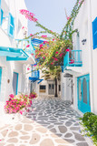 Beautiful architecture with santorini and greece style