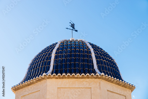 Mediterranean church dome photo