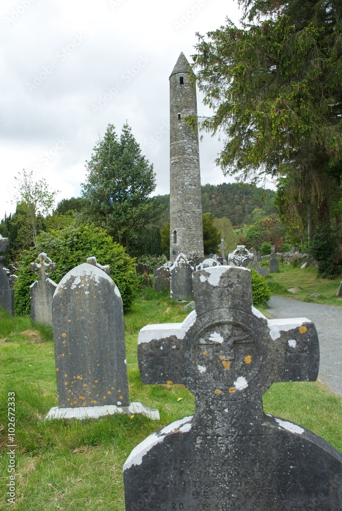 Fototapeta premium Cimitero Glendalough