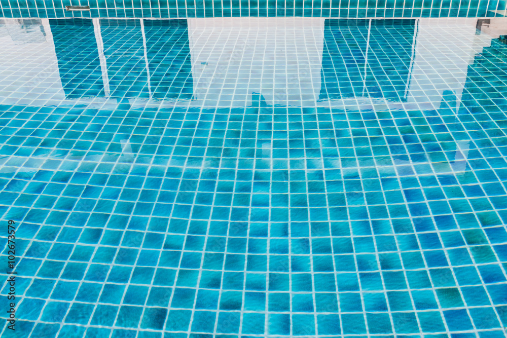Closeup of swimming pool