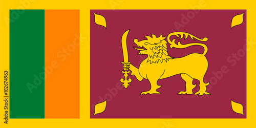 Standard Proportions for Sri Lanka Flag