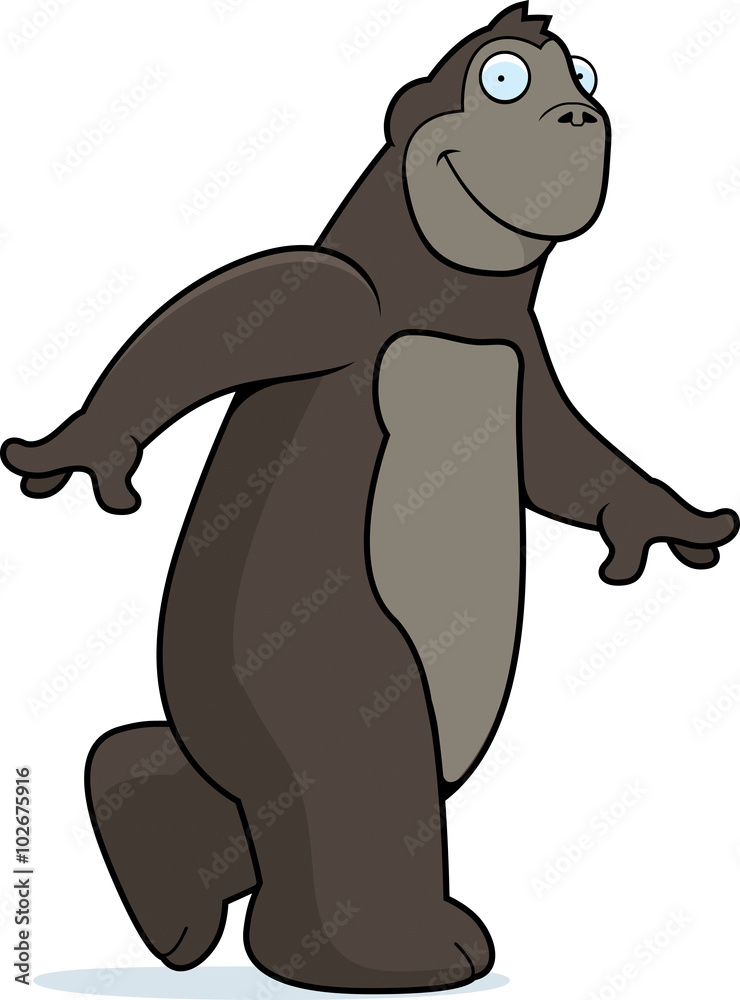 Gorilla Walking Gorilla Walking