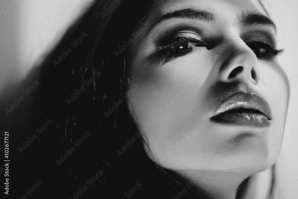 Sexy Woman Bw Stock Photo Adobe Stock
