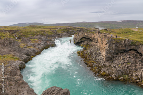 River and Geitafoss rapids photo