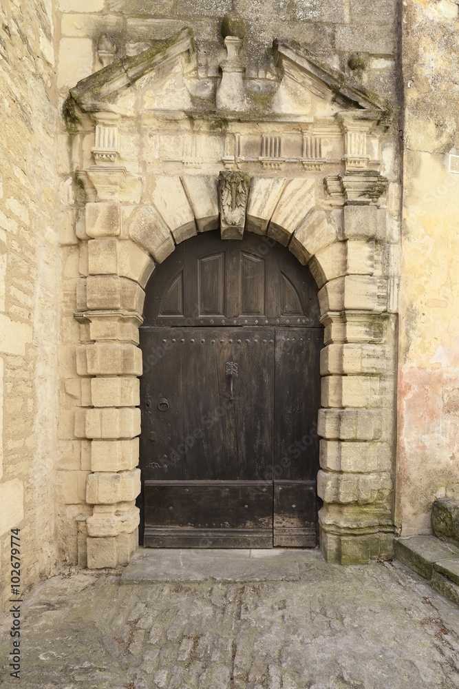 Old wooden door, Provence, France