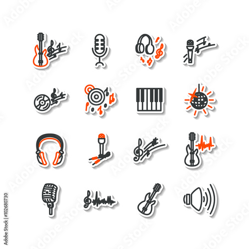 A stage, music.