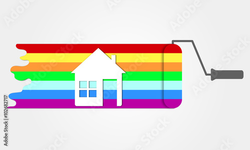 House renovation icon.