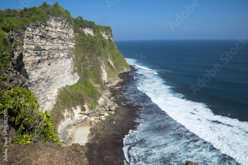 Cliff in Uluwatu Temple, Bali, Indonesia.