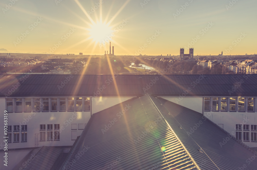 Fototapeta premium Monaco al tramonto