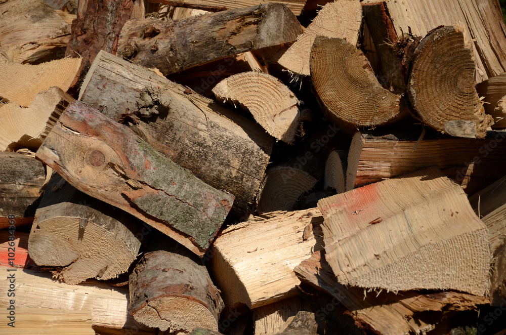 Pile of firewood