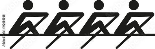 Rowing - coxeless four