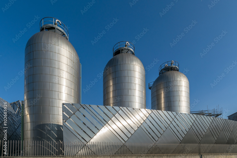 Silos  dell'Iren di Torino - Centrale termica, riscaldamento centralizzato