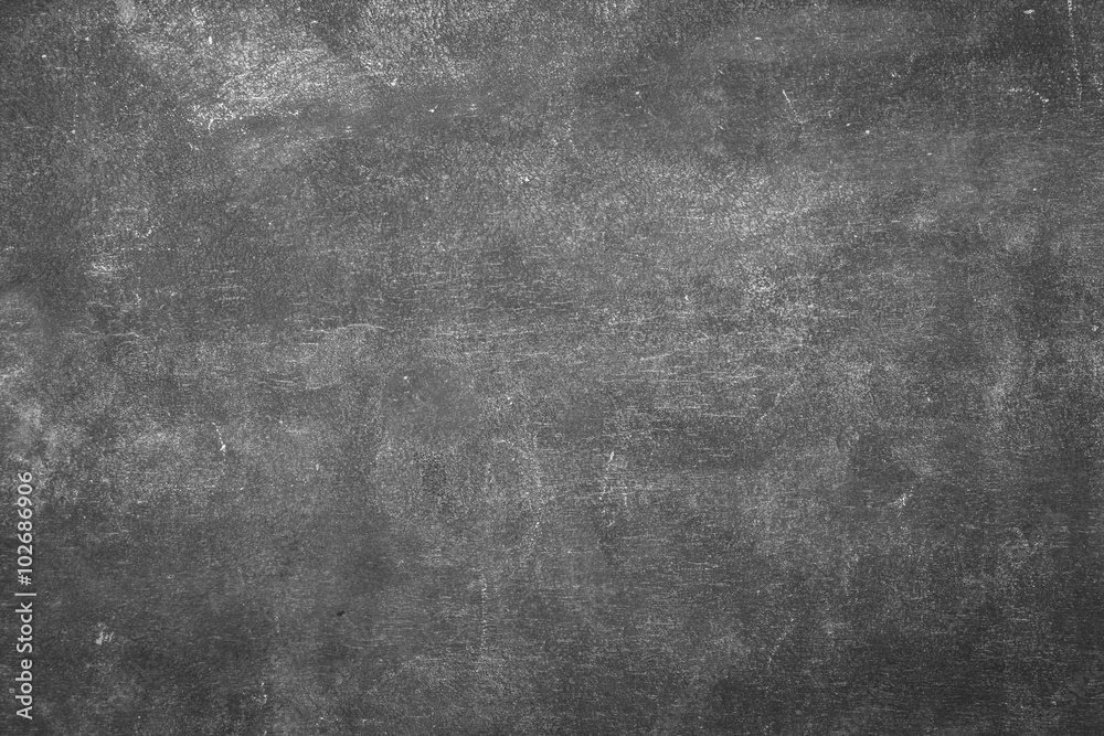 Blank front Real black chalkboard background texture in college concept for  back to school kid wallpaper for create white chalk text draw graphic.  Empty old back wall education blackboard. Stock Photo
