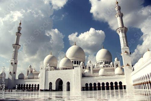 Sheikh Zayed Moschee - Abu Dhabi, Vereinigte Arabische Emirate.