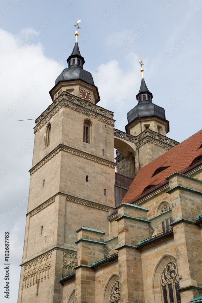 Evangelische Stadtkirche in Bayreuth, Oberfranken Evangelische Stadtkirche in Bayreuth, Oberfranken