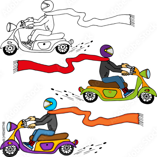 Dude on Motorcycle