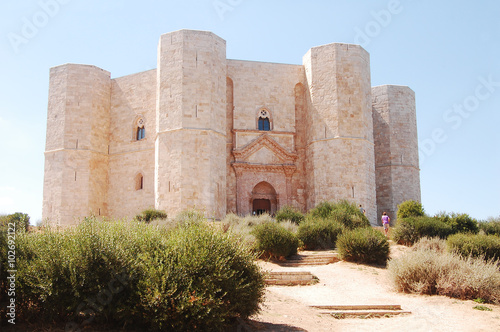 The Castle of Frederick II at Castel del Monte in Puglia Italy n