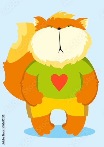 Ginger cat.