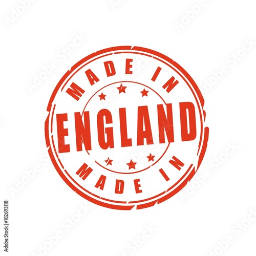 Made in England vector stamp